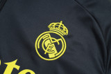 2025-26 RMA Dark gray Half Pull Tracksuit #B2563(半拉链）