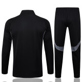2025-26 RMA Black Kids Jacket Tracksuit #E2531(童装)