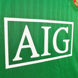 2007-2008 Man Utd Green Goalkeeper Long Sleeve Retro Soccer Jersey(长袖)