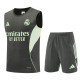 25-26 RMA Army green Tank top and shorts suit