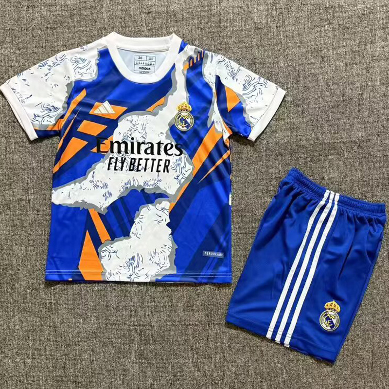 US$ 14.50 - 2025-26 RMA Blue orange Special Edition Kids Training - www ...