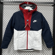 2025 NK Cotton Thickened warm Blue White Outdoor Jackets #P6加棉冲锋衣
