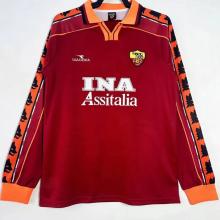 1998-1999 Roma Home Long Sleeve Retro Soccer Jersey (长袖)