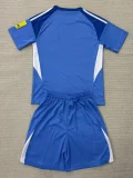 25-26 Newcastle Blue Goalkeeper Kids Soccer Jersey
