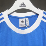 2024 Italy Blue Casual Retro Edition T-Shirts (High Quality)