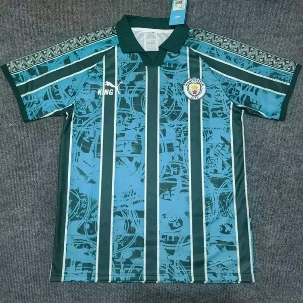 25-26 Man City Blue Green #9 Special Edition Training shirts