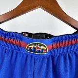 2022-23 Nuggets Blue Edition Top Quality NBA Pants (Trapeze Edition) 飞人版