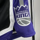 2023-24 Kings Black Away Top Quality NBA Pants