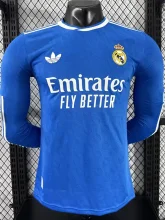 25-26 RMA Third Long Sleeve Player Version Soccer Jersey (长袖球员)