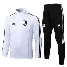 25-26 JUV White Half Pull Tracksuit #B2552(半拉链)