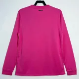 2011-2012 JUV Pink Long Sleeve Retro Soccer Jersey (长袖)
