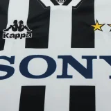 1995-1997 JUV Home Kids Retro Soccer Jersey