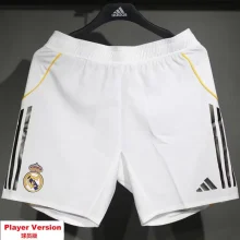 25-26 RMA Home Player Version Shorts Pants (High Quality)(球员短裤)