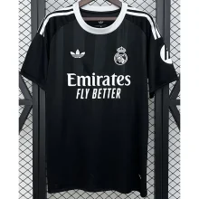 25-26 RMA Black GoalKeeper Fans Soccer Jersey