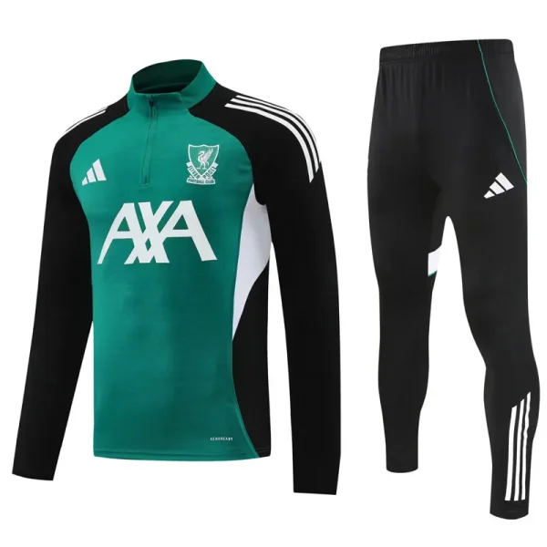 25-26 LIV Green Half Pull Tracksuit (半拉链)