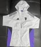 25-26 Man Utd White Windbreaker