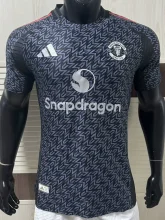 25-26 Man Utd Grey Black Special Edition Player Version Training shirts