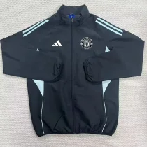 25-26 Man Utd Black Windbreaker