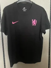 25-26 CHE Black High Quality Casual T-Shirt #圆领