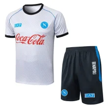 25-26 Napoli Light gray Training Short Suit #D25181