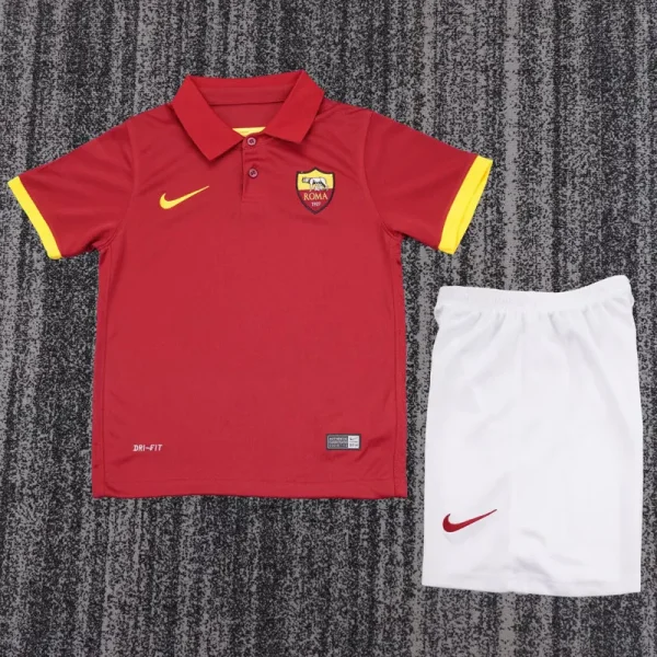 2014-2015 Roma Home Kids Retro Soccer Jersey