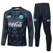 25-26 Napoli Grey Half Pull Tracksuit #B2589(半拉链)