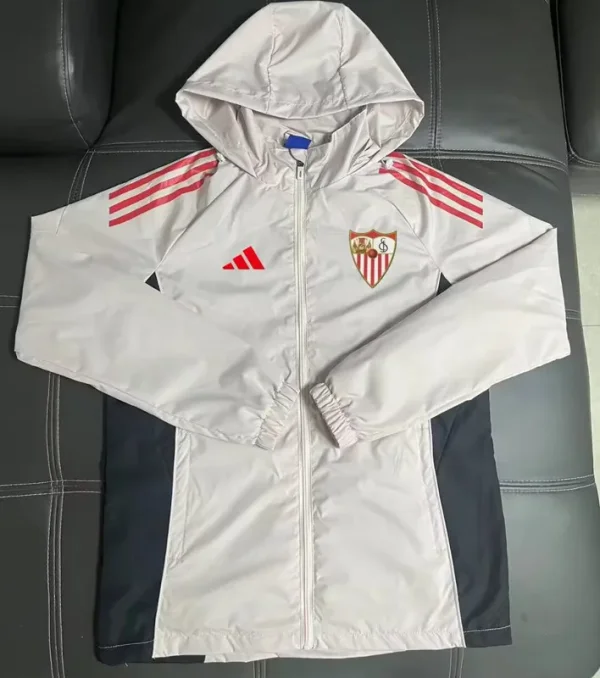 25-26 Sevilla Light gray Windbreaker
