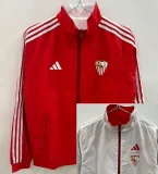 25-26 Sevilla Red & White Double Sided Windbreaker