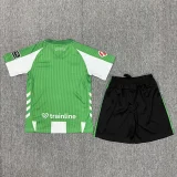 25-26 Real Betis Home Kids Soccer Jersey