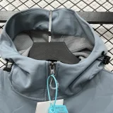 2025-26 PSG Jordan Light blue Outdoor Jackets #L6607软料