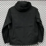 2025-26 PSG Jordan Black Outdoor Jackets #L6607软料