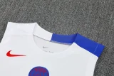 2025-26 PSG White Tank top and shorts suit