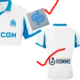 2025-26 Marseille Home Long Sleeve Soccer Jersey (长袖)