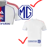 2025-26 Lyon Home Player Version Soccer Jersey
