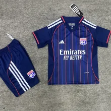 2025-26 Lyon Away Kids Soccer Jersey