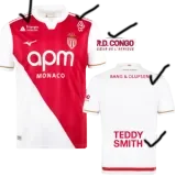 2025-26 Monaco Home Player Version Soccer Jersey