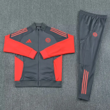 2025-26 Bayern Gray Jacket Tracksuit