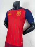 26-27 Spain Home Player Version Soccer Jersey