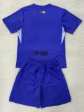 25-26 BAR Purple Goalkeeper Kids Soccer Jersey