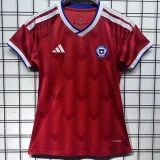 26-27 Chile Home Women Soccer Jersey (女)