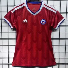 26-27 Chile Home Women Soccer Jersey (女)