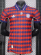 2025-26 Bayern Red Blue Casual Edition Player Version Soccer Jersey