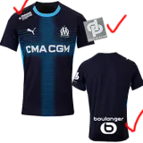 25-26 Marseille Away Player Version Soccer Jersey
