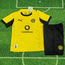 2025-26 Dortmund Cup Match Home Kids Soccer Jersey