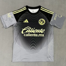 25-26 Club America Black Grey GoalKeeper Soccer Jersey