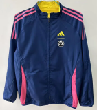 25-26 Club America Yellow & Royal blue Double Sided Windbreaker