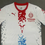 25-26 Chivas White Special Edition Fans Soccer Jersey