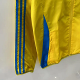 25-26 Club America Yellow & Royal blue Double Sided Windbreaker