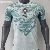 26-27 Portugal White Green Fans Soccer Jersey