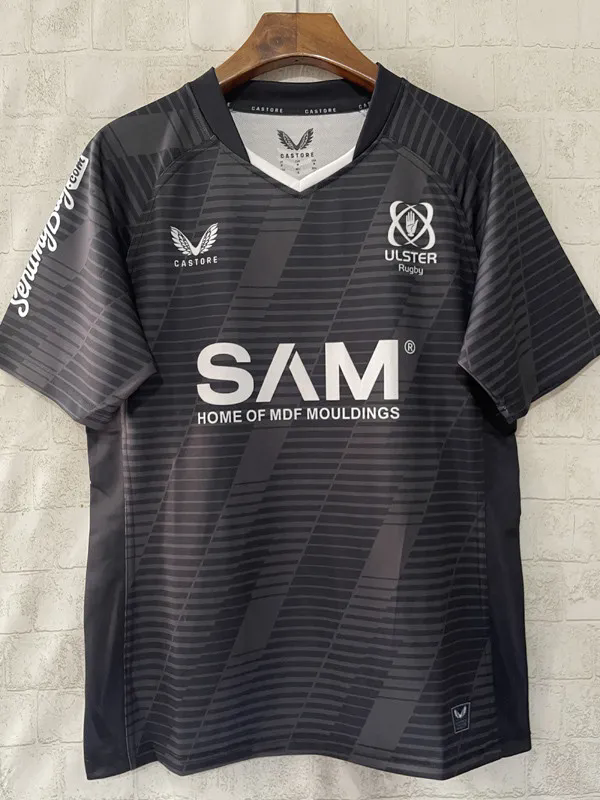 2025 ULSTER Black Rugby Jersey (圆领)